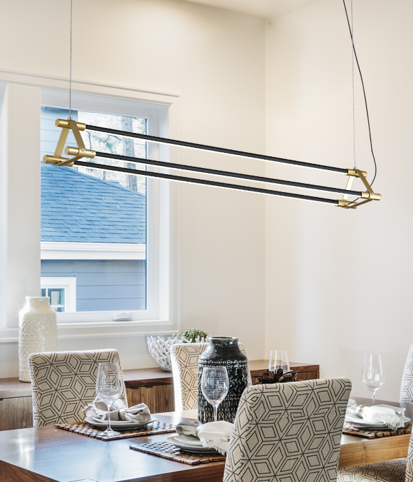 헤리오 3등 펜던트조명, LED식탁등 (57W)