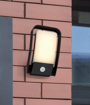 솔티(LED15W블랙) 야외센서등 센서벽등